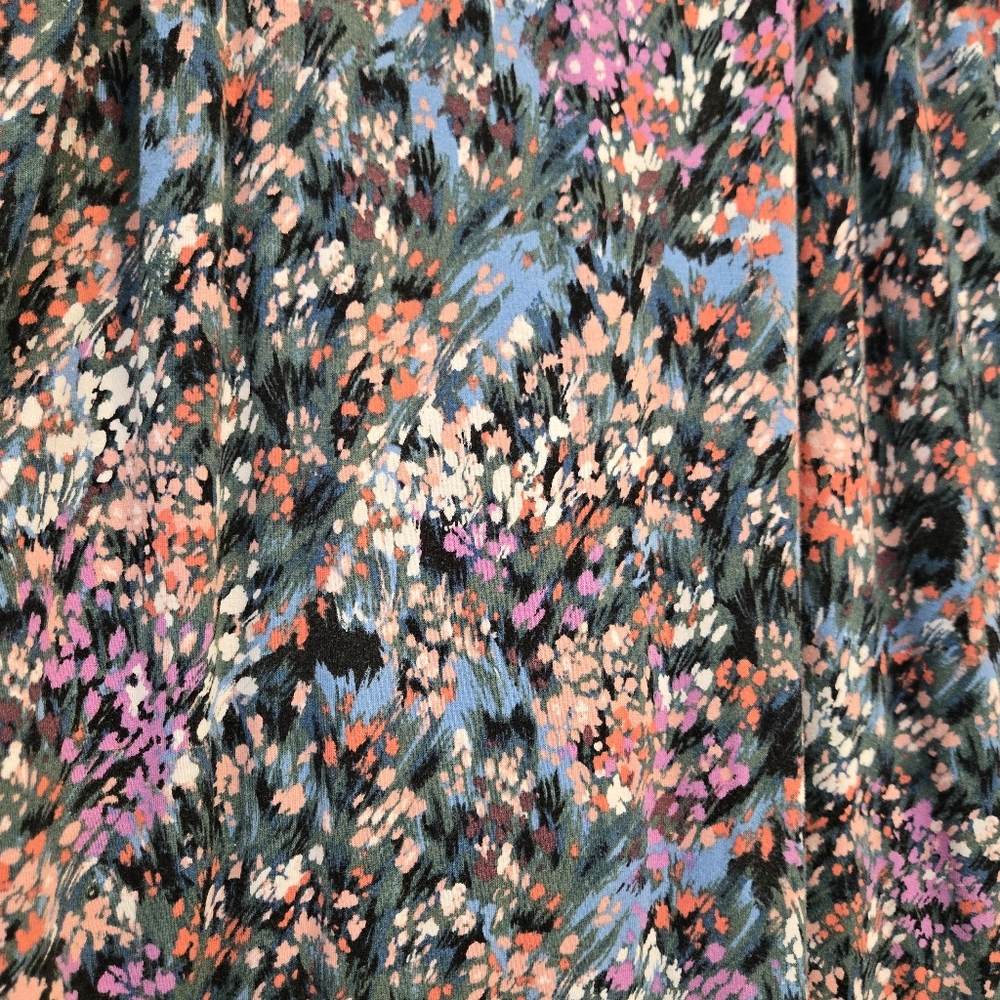 Time & Tru Floral Sleeveless Halter Dress - Picture 4 of 7